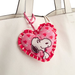 Peanuts Snoopy Love Bag Charm