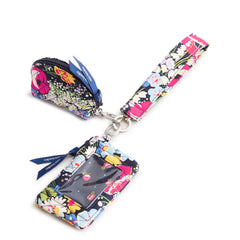 Dual Pouch Wide Wristlet