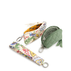 Dual Pouch Wide Wristlet