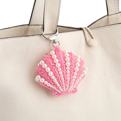 Beaded Shell Bag Charm