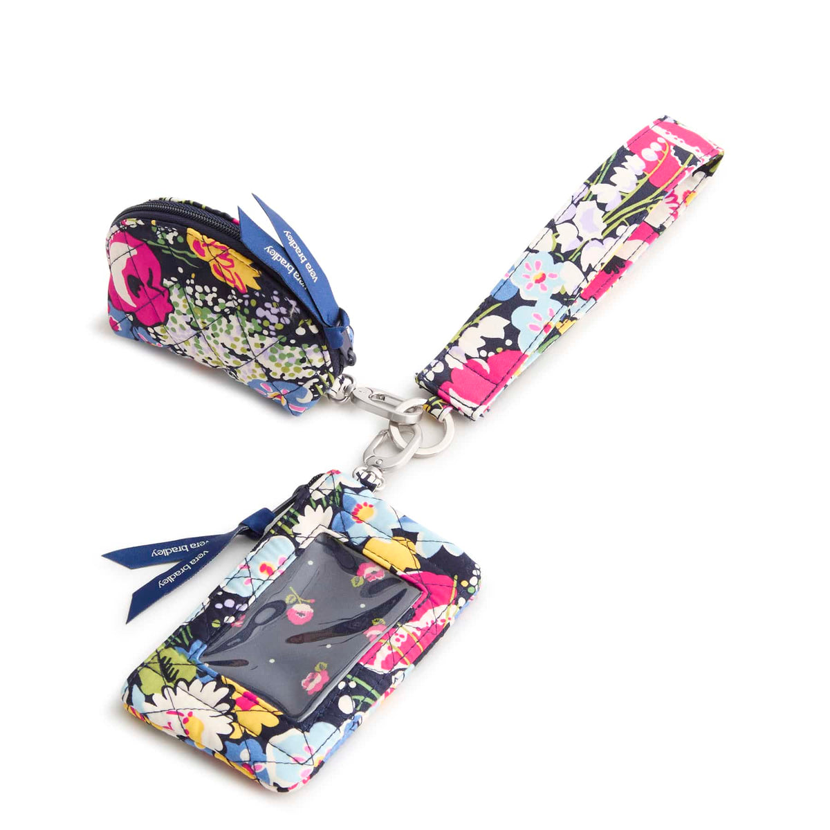 Dual Pouch Wide Wristlet