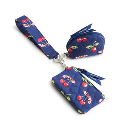 Dual Pouch Wide Wristlet