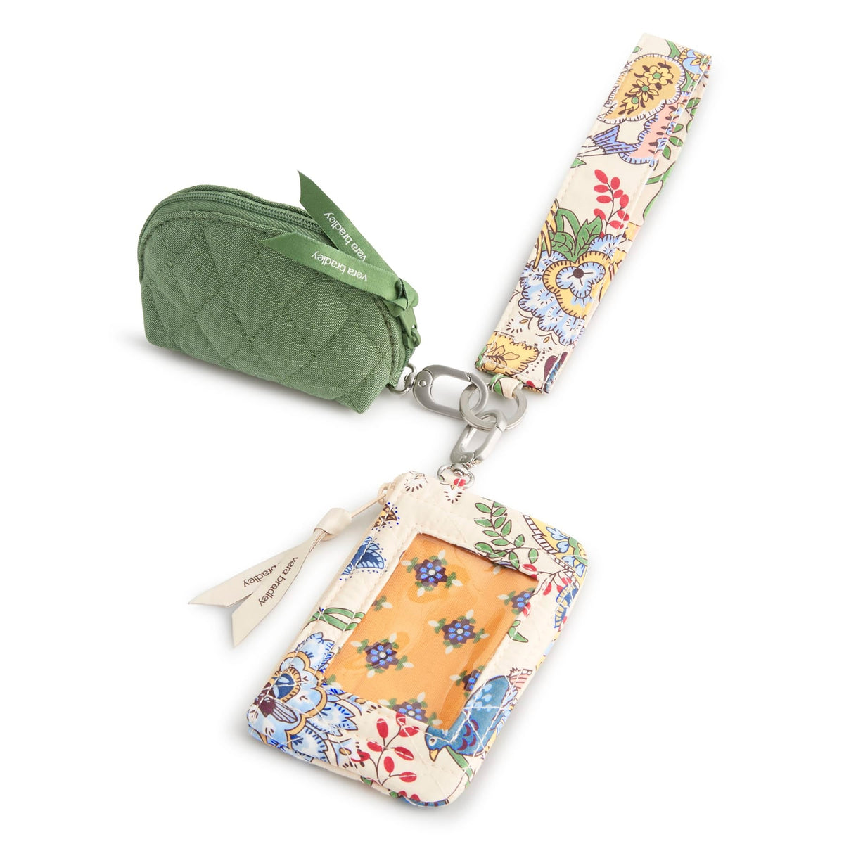 Dual Pouch Wide Wristlet